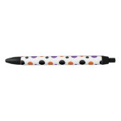 Stylo Noir Pois de Halloween (Devant)