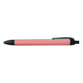 Stylo Noir Pois rouges et blancs (Haut)