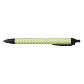 Stylo Noir Pois verts, Motif à points Polka, points, pointill (Bas)