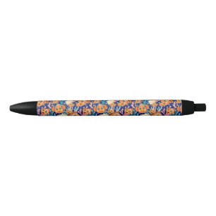 Stylo Noir Poisson clown Dessin animé mignon Famille Sous l'e