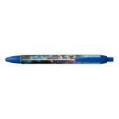 Stylo Noir Poisson orange tropical et corail rose (Dos)