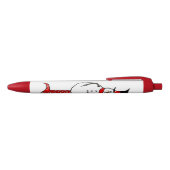 Stylo Noir Polka Dot Snowman (Haut)