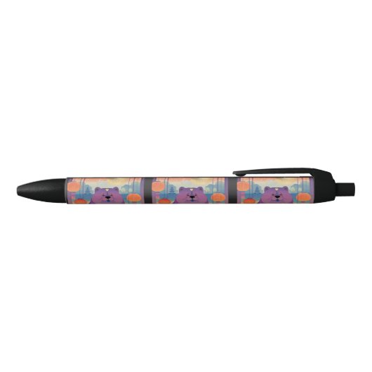 Stylo Noir POLLY PLUM chow (Haut)