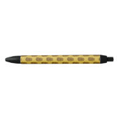 Stylo Noir Pomme de terre heureuse (Devant)