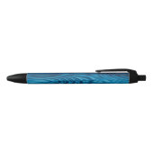 Stylo Noir Pommes bleu Aqua (Haut)