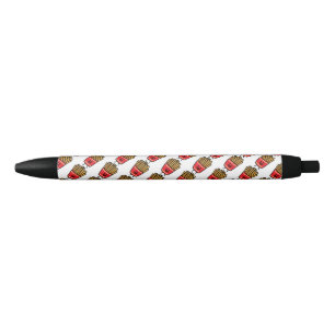 Stylo Noir Pommes frites heureuses
