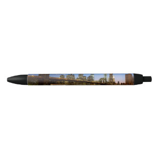Stylo Noir Pont de Manhattan et de Brooklyn au crépuscule