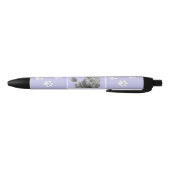 Stylo Noir Poodé Jouet miniature Argent gris bleu Chien Art (Bas)