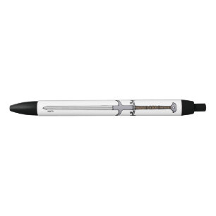 Stylo Noir Porte du 16e siècle / Épée Processionnelle