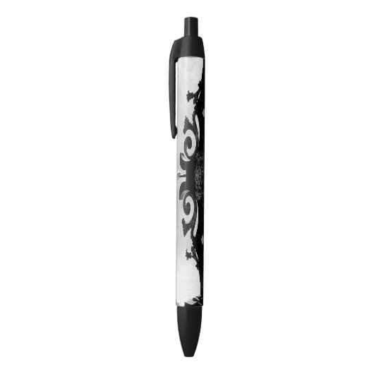 Stylo Noir Porte romantique (Haut (Vertical))