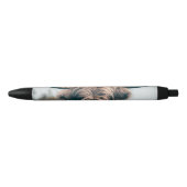 Stylo Noir Portrait de vache Highland (Devant)