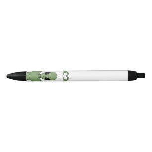 Stylo Noir Pose du cœur extraterrestre