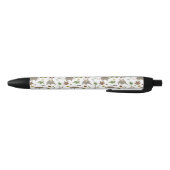 Stylo Noir Possum dans un champ de Berry en blanc (Bas)
