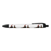 Stylo Noir Poules Aseel Black Red (Haut)