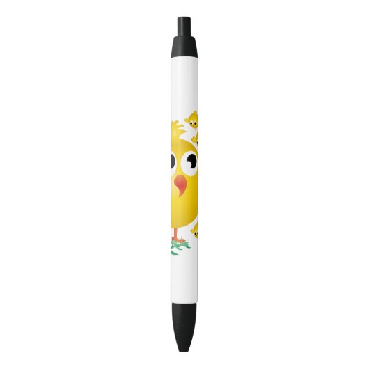 Stylo Noir Poussins (devant Vertical)