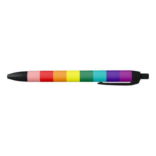 Stylo Noir Premier drapeau de la Rainbow Pride (Bas)