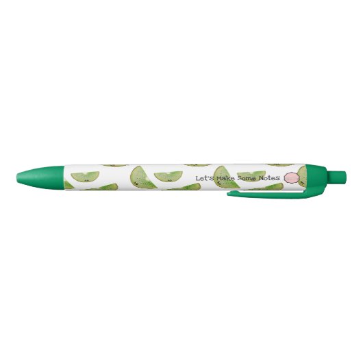 Stylo Noir Prenons quelques notes, Kawaii Kiwi Pen (Bas)