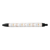 Stylo Noir Preppy Super Stripe Tulip Motif (Devant)