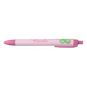 Stylo Noir Prêt à pop bébé fille Pea rose Personnalisé (Bas)