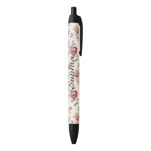 Stylo Noir Pretty Chic Red Cream Floral (Bas (Vertical))
