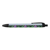Stylo Noir Pretty Lilac Floral Border (Haut)