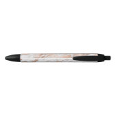Stylo Noir Pretty Rose Gold White Glitzy Marble (Dos)