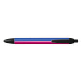Stylo Noir Pride bisexuelle (Bi Drapeau) (Dos)