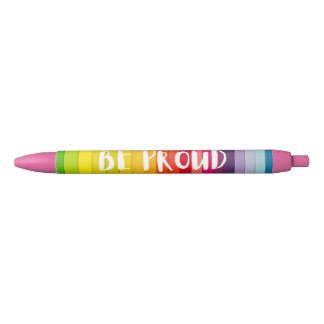 Stylo Noir Pride Pen LGBTQ+
