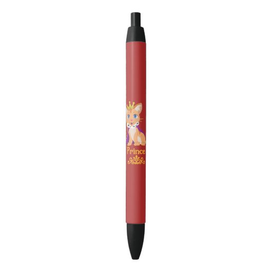 Stylo Noir Prince Kitten (devant Vertical)
