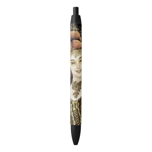 Stylo Noir Princesse d'Automne (devant Vertical)