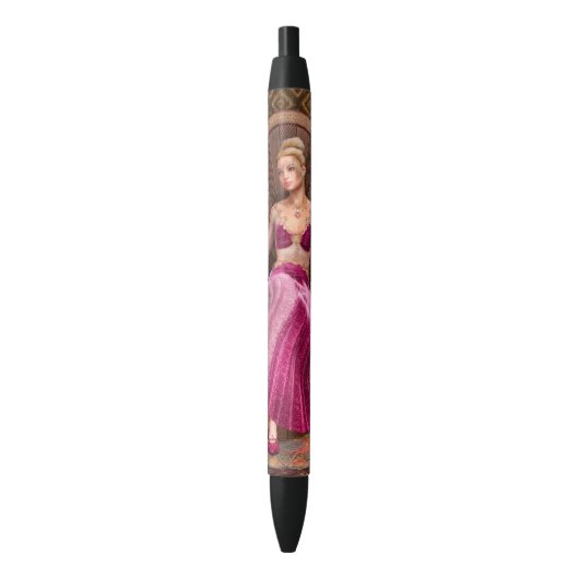 Stylo Noir Princesse de conte de fées (devant Vertical)