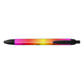 Stylo Noir "Prisme Arc-en-ciel" (Dos)