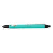 Stylo Noir Professeur Zèbre Mignon (Devant)