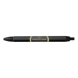 Stylo Noir Professionnel Classic Elegant Black Gold