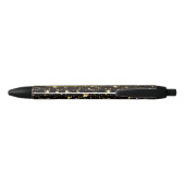 Stylo Noir Professionnel | Gold Bonne année Encre noire (Dos)