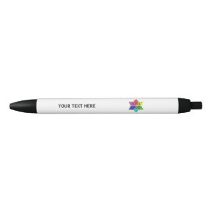 Stylo Noir Promotion d'affaires de Logo Symbol Motto Company