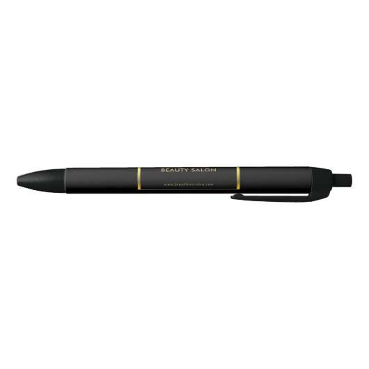 Stylo Noir Promotion professionnelle en or noir moderne (Bas)