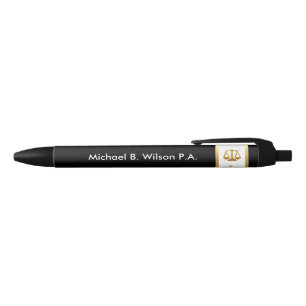 Stylo Noir Promotions d'avocat classique