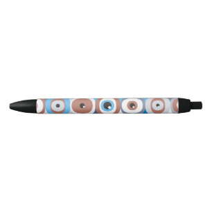 Stylo Noir Protection des yeux contre le mal motif en terre c