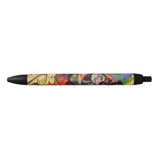 Stylo Noir Psycedelic amarillo