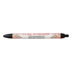 Stylo Noir Pure Culte 2025 JW Convention Cadeau