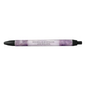 Stylo Noir Purple Amethyst Boho Cryaling Arts (Devant)