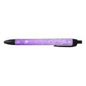 Stylo Noir Purple gouttes de pluie Abstraite (Bas)