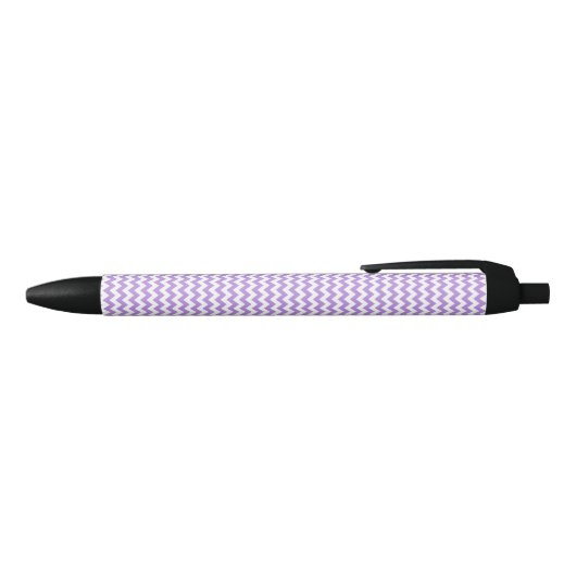 Stylo Noir Purple Zigzag, Purple Chevron, Motif géométrique (Haut)