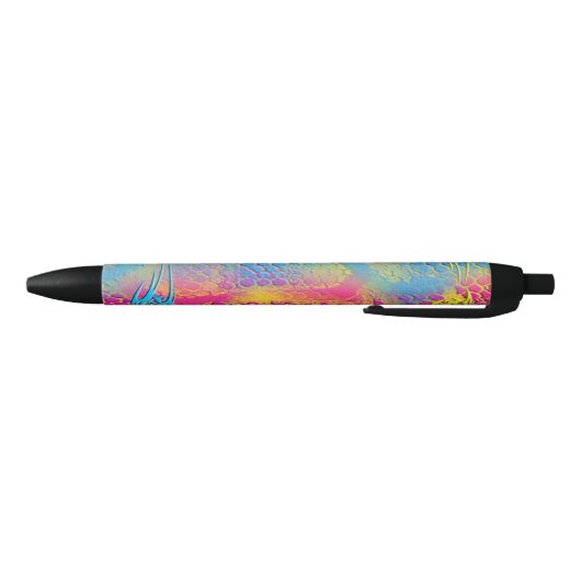 Stylo Noir PYTHON - moderne fractale décorative - (Bas)