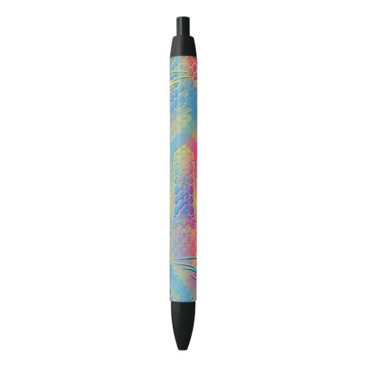 Stylo Noir PYTHON - moderne fractale décorative - (devant Vertical)