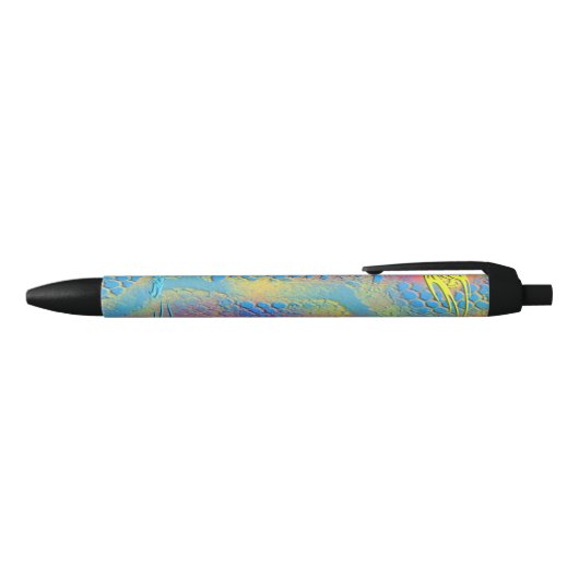 Stylo Noir PYTHON - moderne fractale décorative - (Haut)