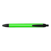 Stylo Noir QR Code Business Logo Professionnel Neon vert (Dos)