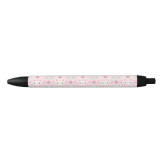 Stylo Noir Qu'est-ce que le Cool, Kitty Chat en rose et Menth