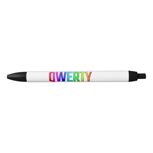 STYLO NOIR QWERTY (Devant)